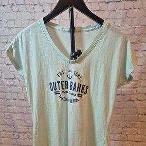 Anvil Women's Green T-shirt